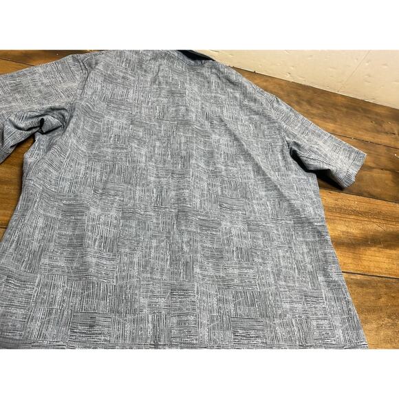 Lululemon Airing Easy Shirt Mens M Gray Performance Stretch Preppy Button Up - Picture 10 of 10